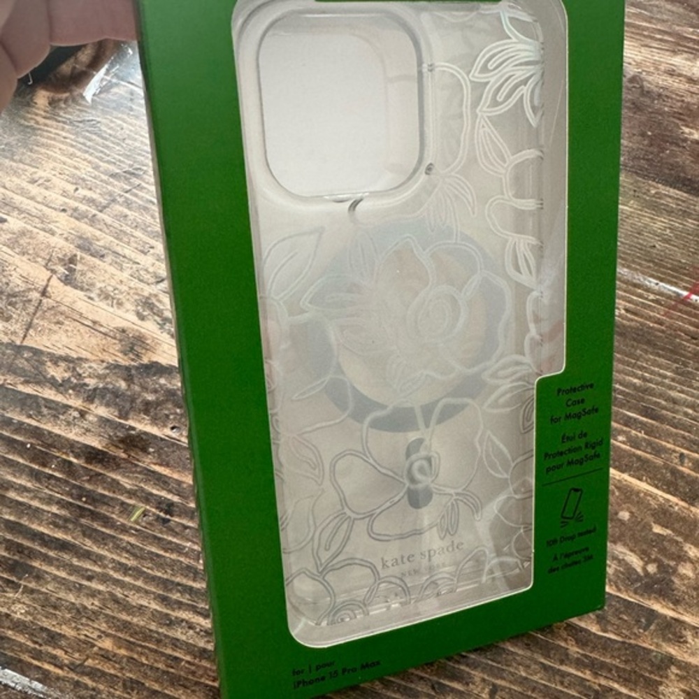 KATE SPADE ♠️ iPhone 15 pro max drop tested protective ( & pretty) case♠️see pic